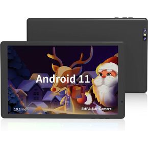 Tibuta Tablet 10 inch Android 11 Tablet, 2GB RAM 32GB ROM, Quad Core Processor,1280 * 800 IPS HD Screen, 5.0MP Front and 8.0 MP Rear Dual Camera Tablet, 5G Wi-Fi Tablet, 6000mAh Battery，Black in Kuwait