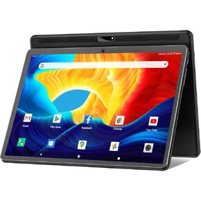 Tablet 10.1 inch Android Tablet, Octa-Core Processor 32GB Storage, Dual 13MP+5MP Camera, WiFi, Bluetooth, GPS, 128GB Expand Support, IPS Full HD Display (2021 Silver)