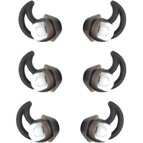 Silicone Earbud Tips Replacement Ear Tips Compatible with Bose QC20 QC20i SoundSport SIE2i IE2 IE3 Headphone Rubber Tips Earbud Covers Eartips Large 3 Pairs