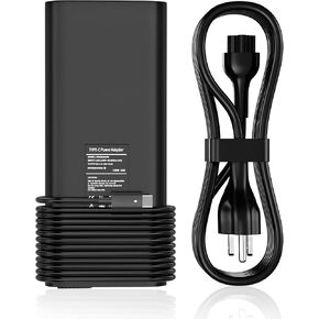 130W Dell شاحن الكمبيوتر المحمول USB C محول لـ Dell XPS 15 17 9520 9510 9500 9710 Dell Precision 3560 3571 5520 5560 5570 3561 Dell Latitude 5511 5420 7410 7310 7210 9410 HA130PM170 DA130PM 170 سلك الطاقة in Kuwait