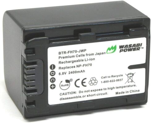 Wasabi Power Battery for Sony NP-FH70, NP-FH60 (2400mAh) in Saudi Arabia