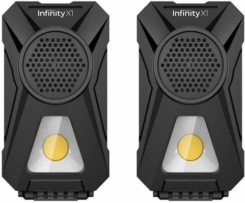 Infinity X1 Stereo, Wireless, Rechargeable 700 Lumens Worklight with Bluetooth Speakers 2-Pack in Saudi Arabia