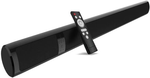 مكبر صوت للتلفزيون من اسيسترست بمكبرات صوت قوية مقاس 36 بوصة بسلك وبلوتوث مع منفذ HDMI/Opt/RCA/AUX/محوري/جهاز تحكم عن بعد، صوت جهوري عميق، تاثير صوت محيطي in Kuwait