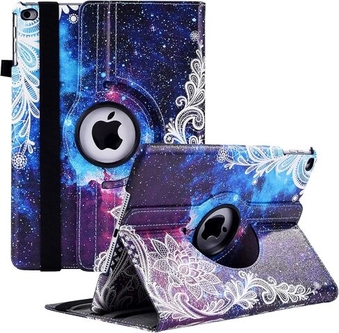Rotating Case for iPad 9.7 Inch 2018 2017 / iPad Air 2 Case - 360 Degree Rotating Stand Protective Cover with Auto Sleep Wake for iPad 9.7 inch (6th Gen, 5th Gen) / iPad Air 2/ iPad Air (Black) in Kuwait
