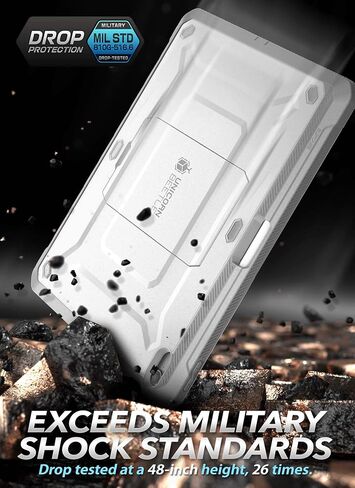 حافظة سلسلة SUPCASE Unicorn Beetle Pro مصممة لجهاز iPad Air 5 (2022) / iPad Air 4 (2020) مقاس 10.9 بوصة، مع حامل قلم رصاص وواقي شاشة مدمج لكامل الجسم وشديد التحمل (أسود) in Saudi Arabia