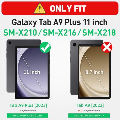 حافظة HXCASEAC لهاتف Samsung Galaxy Tab S6 Lite مقاس 10.4 بوصة 2022/2020 مع واقي شاشة/ حامل حزام يد دوار/ حامل قلم، حافظة مقاومة للصدمات لجهاز Galaxy Tab S6 lite (SM-P610/P613/P615/P619)، أسود in Kuwait
