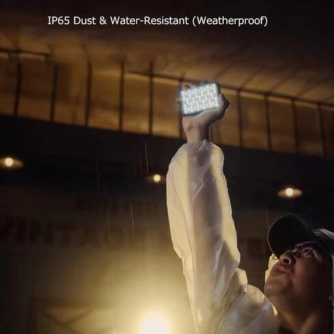 Aputure MC Pro RGBWW LED On Camera Video Light, Temperature 2000K-10000K Support Magnetic Attraction IP65 Protection 15 Built-in Light Effects and App Control in Saudi Arabia