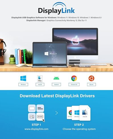 UtechSmart USB Docking Station, 11 in 1 USB C Dock Triple Display in Saudi Arabia