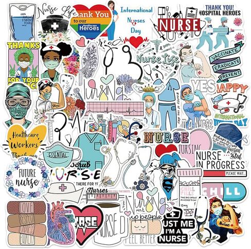 Cool But Cute Y2K Stickers (55 Pieces) - Kawaii, Black & Pink Themed, Waterproof | Stickers for Kids, Girls, Teens, Laptop, Water Bottle, Bikes, Motorcycle Skateboards,Luggage, Phone Case in Kuwait