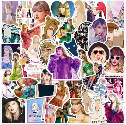Cool But Cute Y2K Stickers (55 Pieces) - Kawaii, Black & Pink Themed, Waterproof | Stickers for Kids, Girls, Teens, Laptop, Water Bottle, Bikes, Motorcycle Skateboards,Luggage, Phone Case in Kuwait