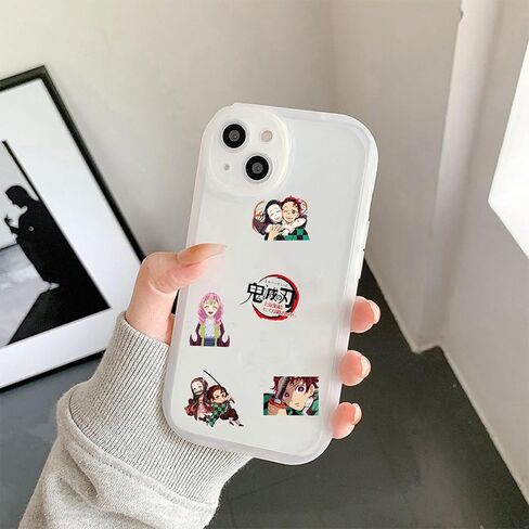 ملصقات Demon Slayer للأطفال والمراهقين، ملصقات كرتونية مقاومة للماء لأجهزة الكمبيوتر المحمول الخاصة بزجاجة المياه، ملصق جرافيتي للهاتف وحقيبة السفر (Demon S) in Kuwait