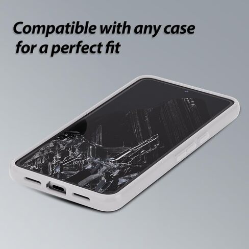 Whitestone Dome Glass Screen Protector for Google Pixel 8 PRO (2023), Full Tempered Glass Shield with Liquid Dispersion Tech [Easy to Install Kit] - 2pack in Saudi Arabia