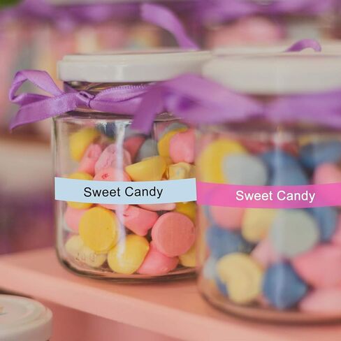 شريط صانع الملصقات تي زد بي تاتش مقاس 12 ملم 0.47 انش متوافق مع صانع الملصقات براذر بي تاتش PTD210 PTD200 PTH110 PTD400 PTD600 (ابيض/ذهبي/ازرق فاتح/تركواز/اسود/زهري بيري)، 6 قطع in Kuwait