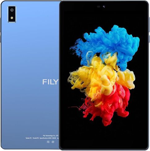 تابلت FILY F8 Android12، تابلت 8 بوصة، تخزين 4 جيجابايت + 128 جيجابايت، معالج رباعي النواة، 2.0 جيجا هرتز، غطاء معدني كامل، بلوتوث 5.2، كاميرا مزدوجة 5 + 8 ميجابكسل، واي فاي 5 جيجا/2.4 جيجا، شاشة لمس عالية الدقة، USB- C الشحن السريع (أزرق) in Saudi Arabia