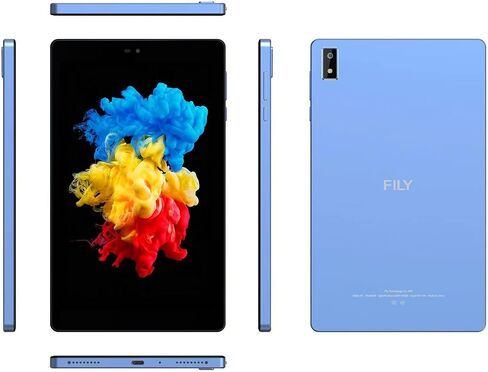 تابلت FILY F8 Android12، تابلت 8 بوصة، تخزين 4 جيجابايت + 128 جيجابايت، معالج رباعي النواة، 2.0 جيجا هرتز، غطاء معدني كامل، بلوتوث 5.2، كاميرا مزدوجة 5 + 8 ميجابكسل، واي فاي 5 جيجا/2.4 جيجا، شاشة لمس عالية الدقة، USB- C الشحن السريع (أزرق) in Saudi Arabia