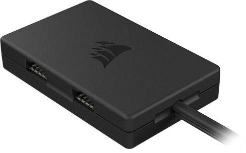 كورسير موزع USB 2.0 داخلي 4 منافذ - 4 منافذ USB 2.0 9 دبابيس - تركيب مغناطيسي سهل - متوافق مع معظم اللوحات الام انتل وAMD® - اسود in Saudi Arabia