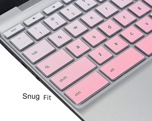CaseBuy Keyboard Cover for HP 14 inch Chromebook 14a-na0026nr 14a-ne0013dx, Chromebook 14-db/ca/ak/DA 14B-CA 14a-na Series, Chromebook 11 11A-NB0013DX/G7 EE/G6 EE/G2/G3/G4/G5 11.6 inch, Ombre Pink in Kuwait