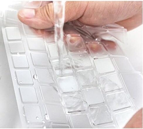 غطاء لوحة مفاتيح Masino TPU رفيع للغاية للوحة مفاتيح Microsoft Surface WS2-00025 وMicrosoft Modern Keyboard مع بصمة الإصبع ID EKZ-0001 (قطعة واحدة من لوحة المفاتيح، TPU - شفاف) in Kuwait