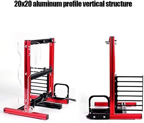 M ATX/ATX/ITX Motherboard Chassis DIY Set,Computer Aluminum Open Air Frame Chassis Case, Vertical Overclocking Open Aluminum Frame Chassis Rack,Good Heat Dissipation(Red) in Kuwait