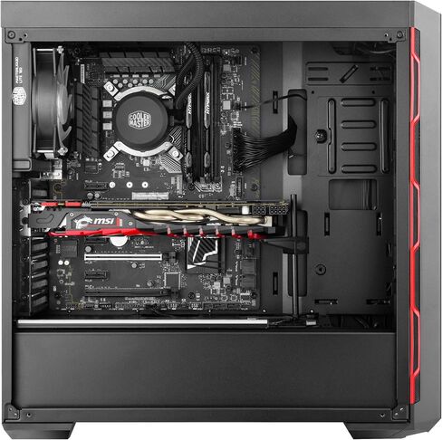 Cooler Master MasterBox Lite 3.1 Micro-ATX Tower with Front Dark Mirror Panel, 3 Customize Color Trims & Transparent Acrylic Side Panel (MCW-L3B3-KANN-01) in Kuwait