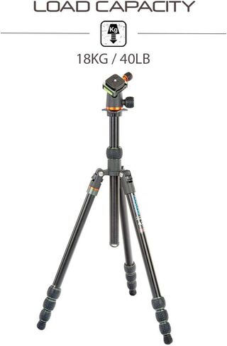 3 Legged Thing Punks Travis Magnesium Alloy General Use Tripod - Adjustable, General Use Camera Tripod with Detachable Monopod Leg (TRAVISBLACK) in Saudi Arabia