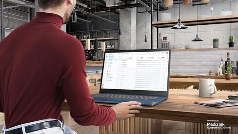 Lenovo 2023 Newest 14'' FHD Touchscreen Slim 3 Chromebook Laptop Business Student, 8-Core MediaTek Kompanio 520 Processor, 4GB RAM, 64GB eMMC, WiFi 6,Chrome OS+MarxsolCables, Abyss Blue in Saudi Arabia