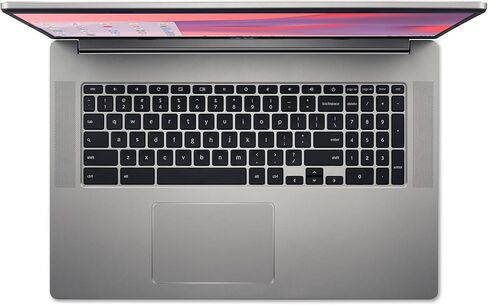 Acer Chromebook 317 CB317-1H-C6RK Laptop | Intel Celeron N4500 | 17.3" Full HD IPS Display | 4GB LPDDR4X | 128GB eMMC | Intel Wireless Wi-Fi 6 AX201 802.11ax | Chrome OS, Silver in Saudi Arabia