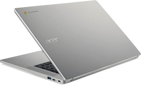 Acer Chromebook 317 CB317-1H-C6RK Laptop | Intel Celeron N4500 | 17.3" Full HD IPS Display | 4GB LPDDR4X | 128GB eMMC | Intel Wireless Wi-Fi 6 AX201 802.11ax | Chrome OS, Silver in Saudi Arabia