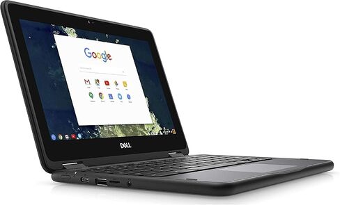 Dell Chromebook 11 5190 Intel Celeron N3350 X2 1.1 جيجا هرتز 4 جيجا بايت 64 جيجا بايت 11.6 بوصة، أسود (متجدد) in Saudi Arabia