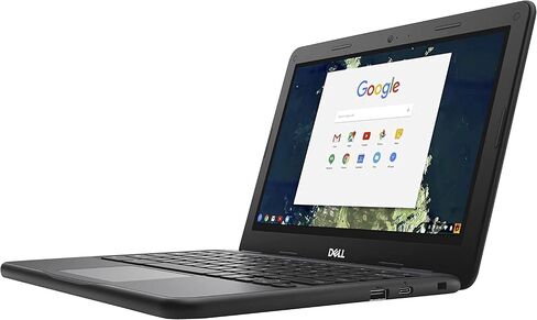 Dell Chromebook 11 5190 Intel Celeron N3350 X2 1.1 جيجا هرتز 4 جيجا بايت 64 جيجا بايت 11.6 بوصة، أسود (متجدد) in Saudi Arabia