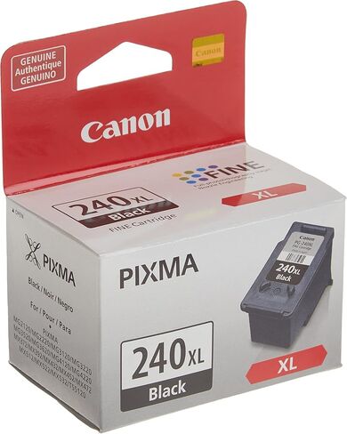 خرطوشة حبر سوداء PG-240 من Canon وخرطوشة حبر سوداء PG-240 XL متوافقة مع الطابعة MG2120، MG3120، MG4120، MX512، MX432، MX372، MX522، MX452، MG3520، MG3620، MX472، MX532، TS5120 in Kuwait