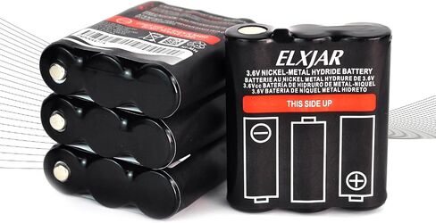 (4-Pack) 3.6V 800mAh PMNN4477AR Ni-MH Battery Pack Replacement for Motorola PMNN4477A Two-Way Radio Battery, Compatible with Motorola T200 T400 T500 T800 T600 T62 T82 T92 Series walkie-talkies in Saudi Arabia