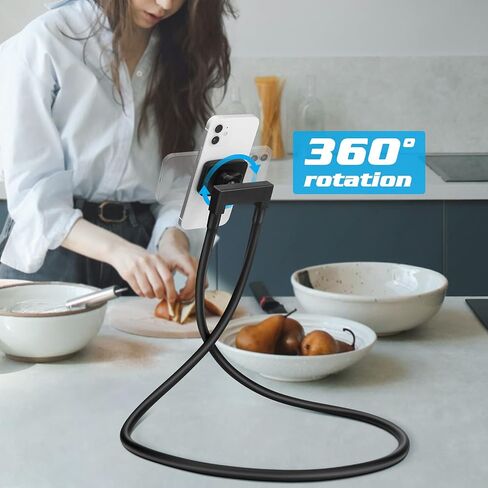 حامل الهاتف المغناطيسي B-Land ، حامل الهاتف الخليوي العالمي حامل الهاتف المحمول حامل مرن الكمبيوتر اللوحي حامل الرقبة حامل الهاتف ، متوافق مع الهواتف والأجهزة اللوحية in Kuwait