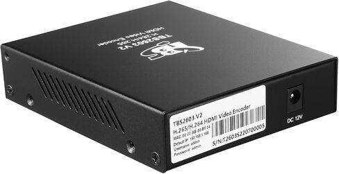 جهاز تشفير HDMI HD، TBS2603V2 NDI|HX H.264 / H.265 يدعم بروتوكول RTSP RTP RTMP HTTP UDP SRT HLS(m3u8) لمؤتمرات الفيديو عبر الانترنت in Kuwait
