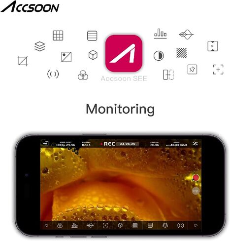Accsoon Seemo Pro SDI/HDMI إلى USB C محول التقاط الفيديو لأجهزة iPhone وiPad in Kuwait