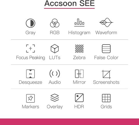 Accsoon Seemo Pro SDI/HDMI إلى USB C محول التقاط الفيديو لأجهزة iPhone وiPad in Kuwait