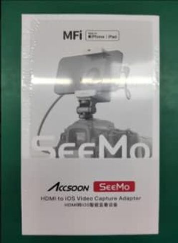 Accsoon Seemo Pro SDI/HDMI إلى USB C محول التقاط الفيديو لأجهزة iPhone وiPad in Kuwait