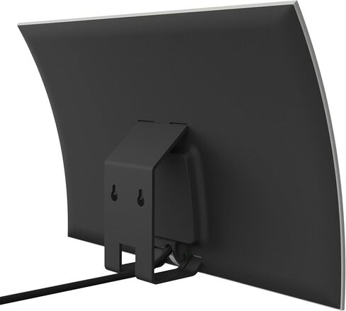 Mohu Curve - هوائي تلفزيون داخلي، نطاق 60 ميل، مضخم Jolt Switch، UHF VHF، متعدد الاتجاهات، 4K UHD، تلفزيون NEXTGEN - مع حامل أساسي، كابل بطول 10 أقدام in Kuwait
