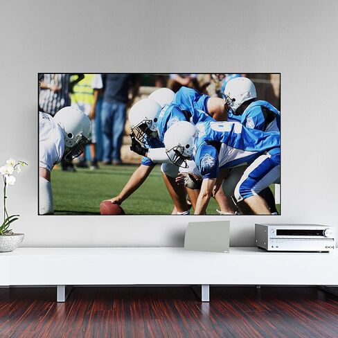Mohu Curve - هوائي تلفزيون داخلي، نطاق 60 ميل، مضخم Jolt Switch، UHF VHF، متعدد الاتجاهات، 4K UHD، تلفزيون NEXTGEN - مع حامل أساسي، كابل بطول 10 أقدام in Kuwait