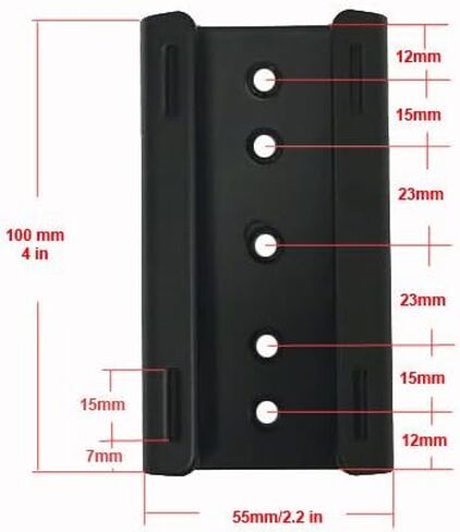 VideoSecu Pole Mounting Bracket for Security Camera Housings CCTV Security Cameras Wall Mount Bracket, TV Monitor or DVD, Compatible with TV Mount or DVD Mount A3H in Saudi Arabia