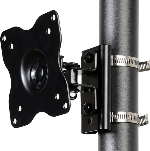 VideoSecu Pole Mounting Bracket for Security Camera Housings CCTV Security Cameras Wall Mount Bracket, TV Monitor or DVD, Compatible with TV Mount or DVD Mount A3H in Saudi Arabia