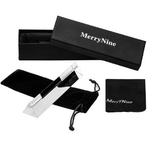 منشور مثلث من الزجاج البصري مقاس 6 بوصات من MerryNine لتدريس طيف الضوء الفيزيائي، والتصوير الفوتوغرافي، وصانع قوس قزح، وملتقطات أشعة الشمس، 150 مم مع صندوق هدايا (6 بوصة - 150 مم) in Kuwait