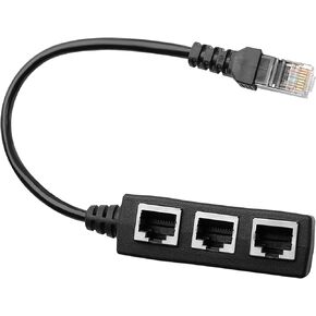 كابل مقبس إيثرنت RJ45 RJ45 1 ذكر إلى 3 × محول شبكة لشبكة إيثرنت أنثى / كابل شبكة مناسب Super Cat5 Cat5e Cat6 Cat7 LAN مهايئ مقبس إيثرنت الموصل in Saudi Arabia