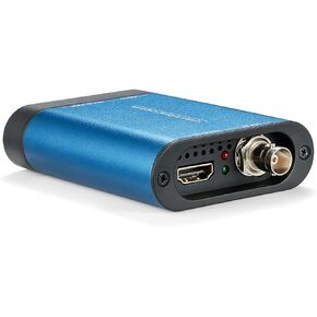 SDTNOVA SDI & HDMI Dual Input to USB3.0 Video Lossless Capture 360MB/s for Windows 1080P 60fps UVC YUV422 PnP Broadcast Live Streaming Convert USB External 3G-SDI Video Capture Free Driver