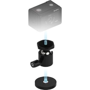 SABRENT Rubber Coated Magnetic Mount for Action Cam/Cameras and Small DSLR (CS-MG88)