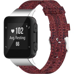 FitTurn Woven Nylon Strap Compatible with Garmin Forerunner 35/ Forerunner 30 Replacement Band with Adjustable Strap Watch Band Fitness Strap Bracelet Wristband for Forerunner 35/30 watch