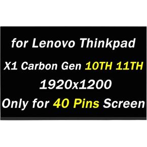 استبدال شاشة PEHDPVS مقاس 14 بوصة لجهاز Lenovo Thinkpad X1 Carbon Gen 9 20XX LP140WU1-SPB1 MNE007ZA1-1 1920×1200 30 Pins LCD LED لوحة رقمية (فقط لشاشة 30 دبابيس) in Kuwait