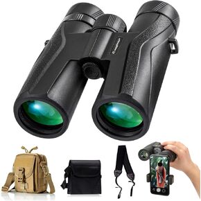 Compact Binoculars for Adult & Kids,Lightweight High-Powered 12x32 Binoculars for Bird Watching,Travel, and Adventure,Crystal Clear Optics,IPX7 Waterproof,Easy to Carry, Ideal for Outdoor Adventures