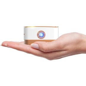 AMOOWA Mini Projector with WiFi Bluetooth- Smart Portable, Built in Rechargeable Battery,360° Speaker, 1080P Support Wireless,DLP,4Hour Playtime , Connects to iPhone and Android Without HDMI interface in Saudi Arabia