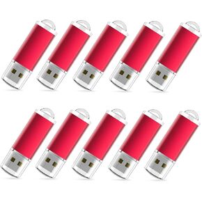RAOYI 10 Pack 1GB 1G USB Flash Drive USB 2.0 Memory Stick Bulk Thumb Drive Pen Drive Blue in Saudi Arabia